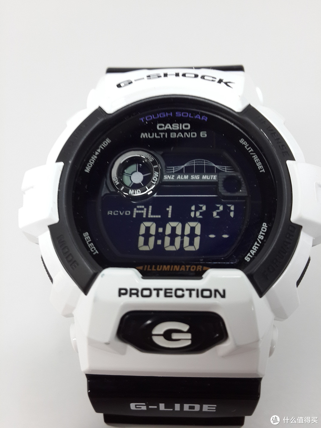 平价多功能太阳能六局电波：CASIO 卡西欧 G-SHOCK GWX-8900系列 腕表