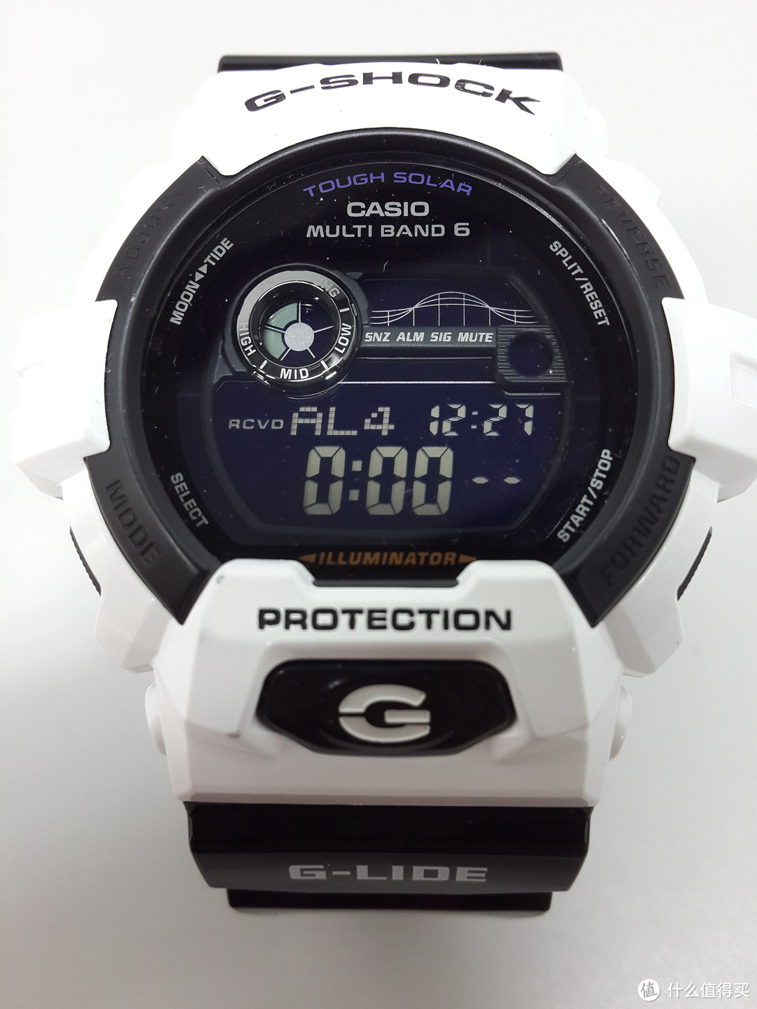 平价多功能太阳能六局电波：CASIO 卡西欧 G-SHOCK GWX-8900系列 腕表