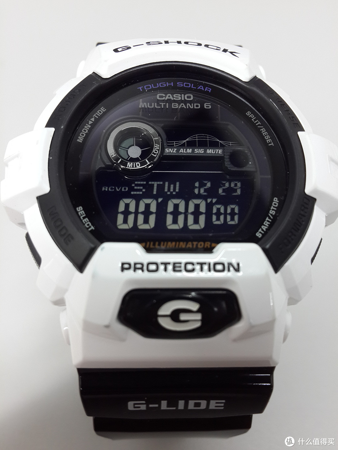 平价多功能太阳能六局电波：CASIO 卡西欧 G-SHOCK GWX-8900系列 腕表