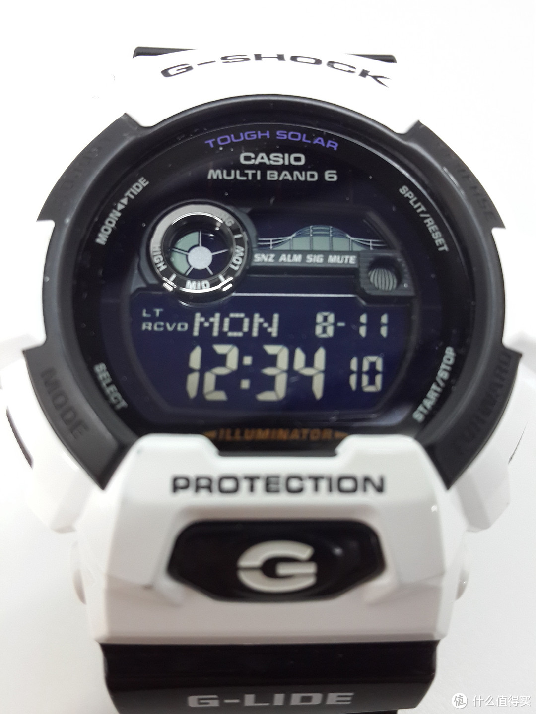 平价多功能太阳能六局电波：CASIO 卡西欧 G-SHOCK GWX-8900系列 腕表