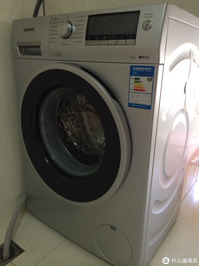明智之选：SIEMENS 西门子 XQG62-WS12M4680W 6.2公斤 滚筒洗衣机