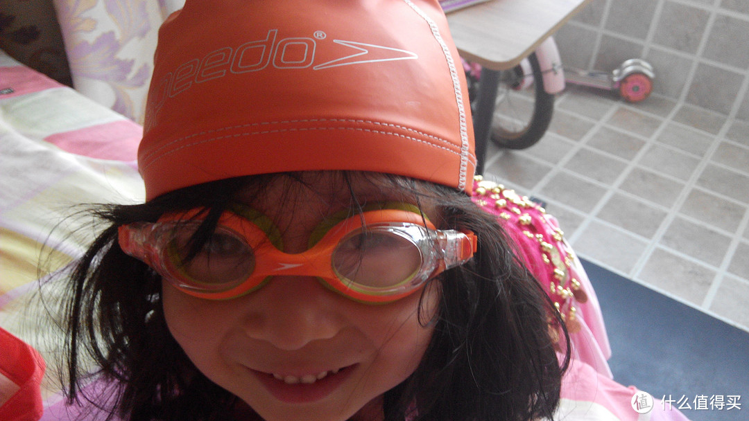 小晒单：Speedo 速比涛 skoogle 儿童游泳眼镜和泳帽