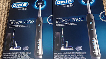 博朗 Oral-B 欧乐-B 7000系列 电动牙刷开箱晒物(电池|刷头|旅行盒)