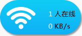 wifi模式的悬浮窗，可以显示人数和速度，就是太大了