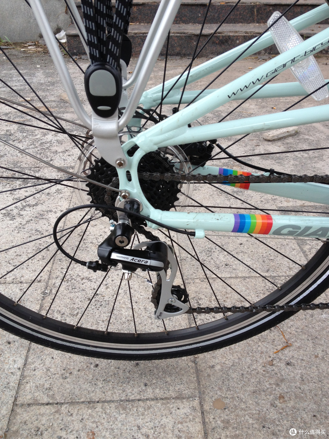 giant 捷安特 trooper  3300 24速 铝合金 公路碟刹 蝴蝶把 旅行车