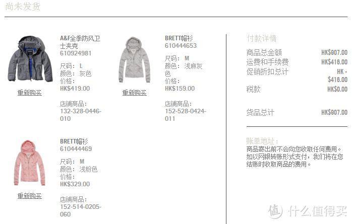 Abercrombie & Fitch A&F 女士BRETT帽衫*2 & 男士All-Season Weather Warrior外套，主要聊聊尺码