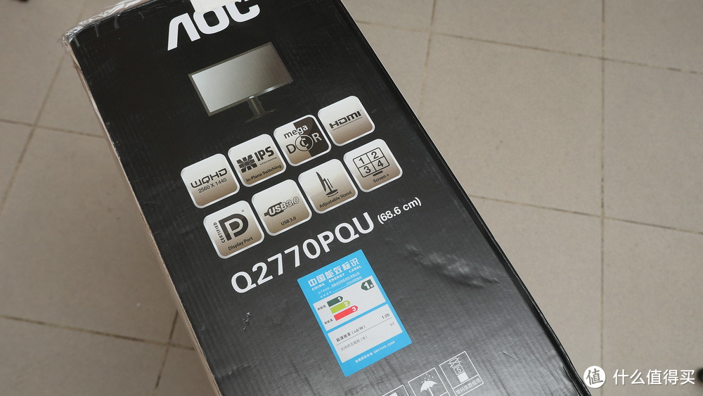 AOC 冠捷 Q2770PQU 27英寸液晶显示器 — 2K 8bit IPS屏