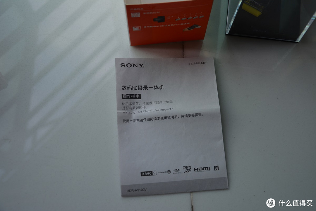 浮潜利器：SONY 索尼 HDR AS100V 便携摄录机