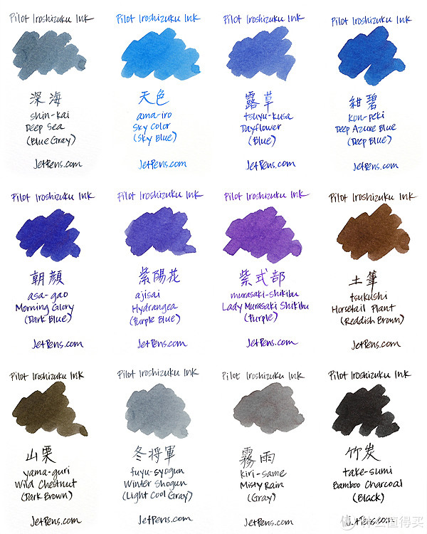 渣字也爱钢笔:pilot 百乐 iroshizuku 色彩雫 绀碧 钢笔墨水