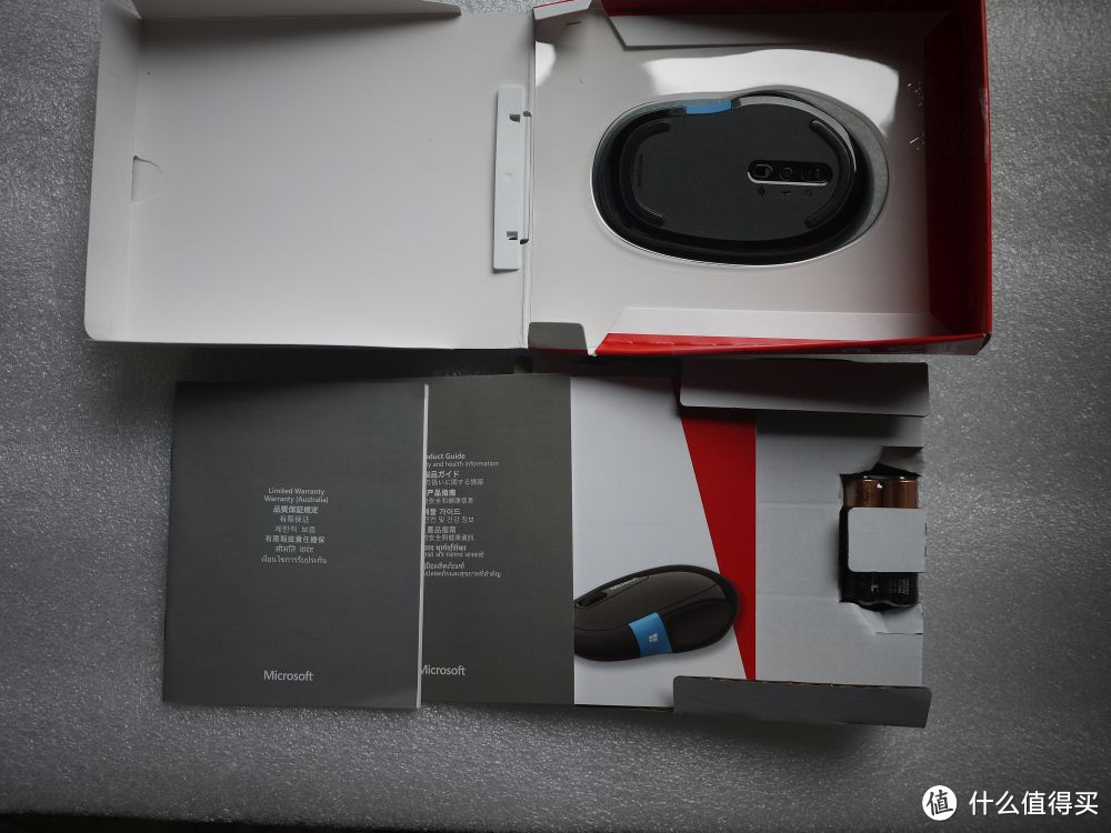 Microsoft 微软 Sculpt Comfort Mouse 蓝牙鼠标 使用体验