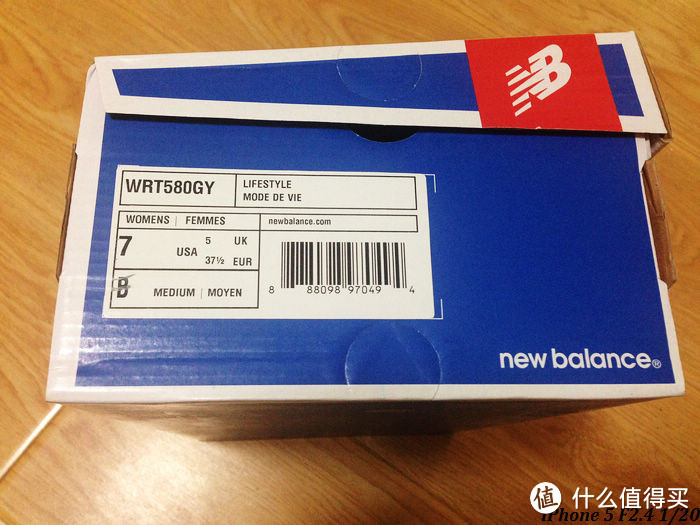 老婆的第二双N家鞋：New Balance 新百伦 WRT580 女款跑步鞋