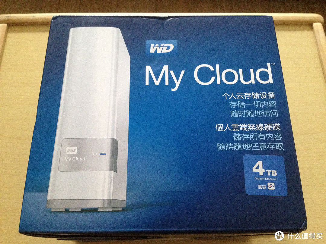 WD 西部数据  My Cloud 4TB NAS 网络存储 个人云存储 WDBCTL0040HWT-CESN