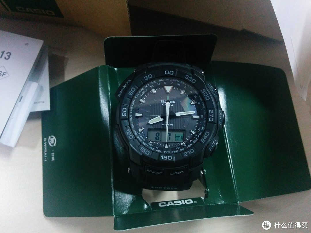 CASIO 卡西欧 Pro Trek系列PRG 550-1A1CR 男款太阳能登山腕表 完美入手记