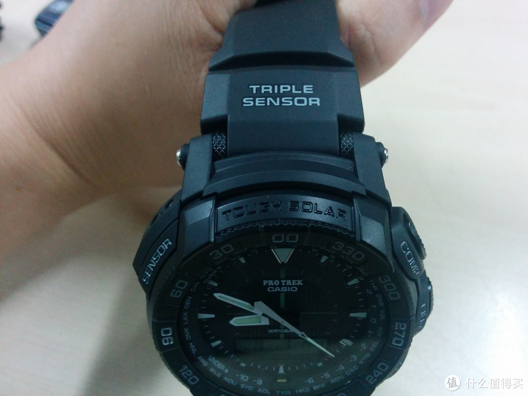 CASIO 卡西欧 Pro Trek系列PRG 550-1A1CR 男款太阳能登山腕表 完美入手记