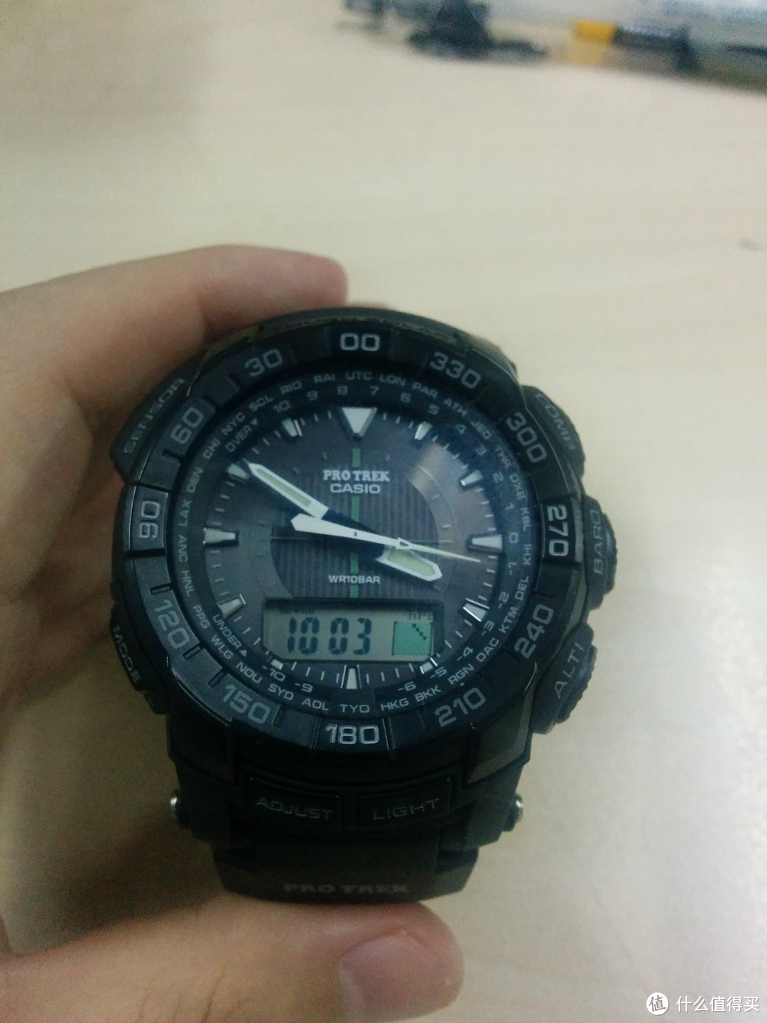 CASIO 卡西欧 Pro Trek系列PRG 550-1A1CR 男款太阳能登山腕表 完美入手记