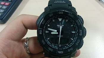 CASIO 卡西欧 Pro Trek系列PRG 550-1A1CR 男款太阳能登山腕表 完美入手记