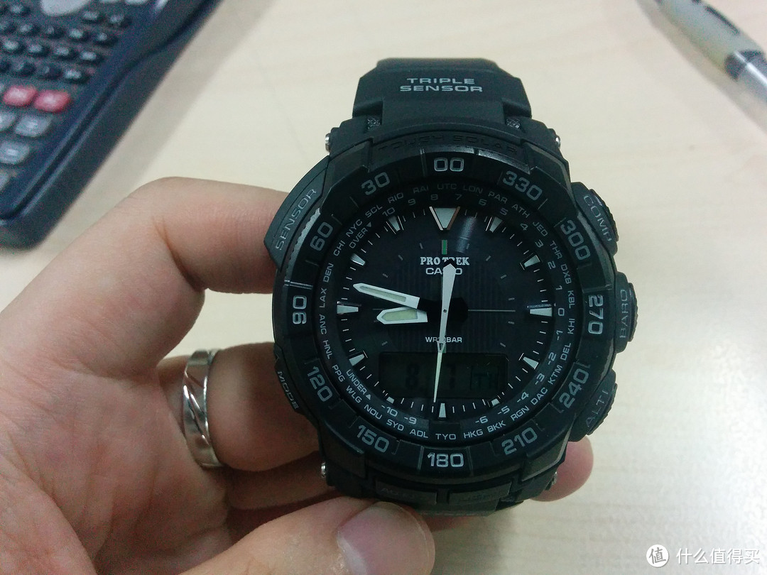 CASIO 卡西欧 Pro Trek系列PRG 550-1A1CR 男款太阳能登山腕表 完美入手记