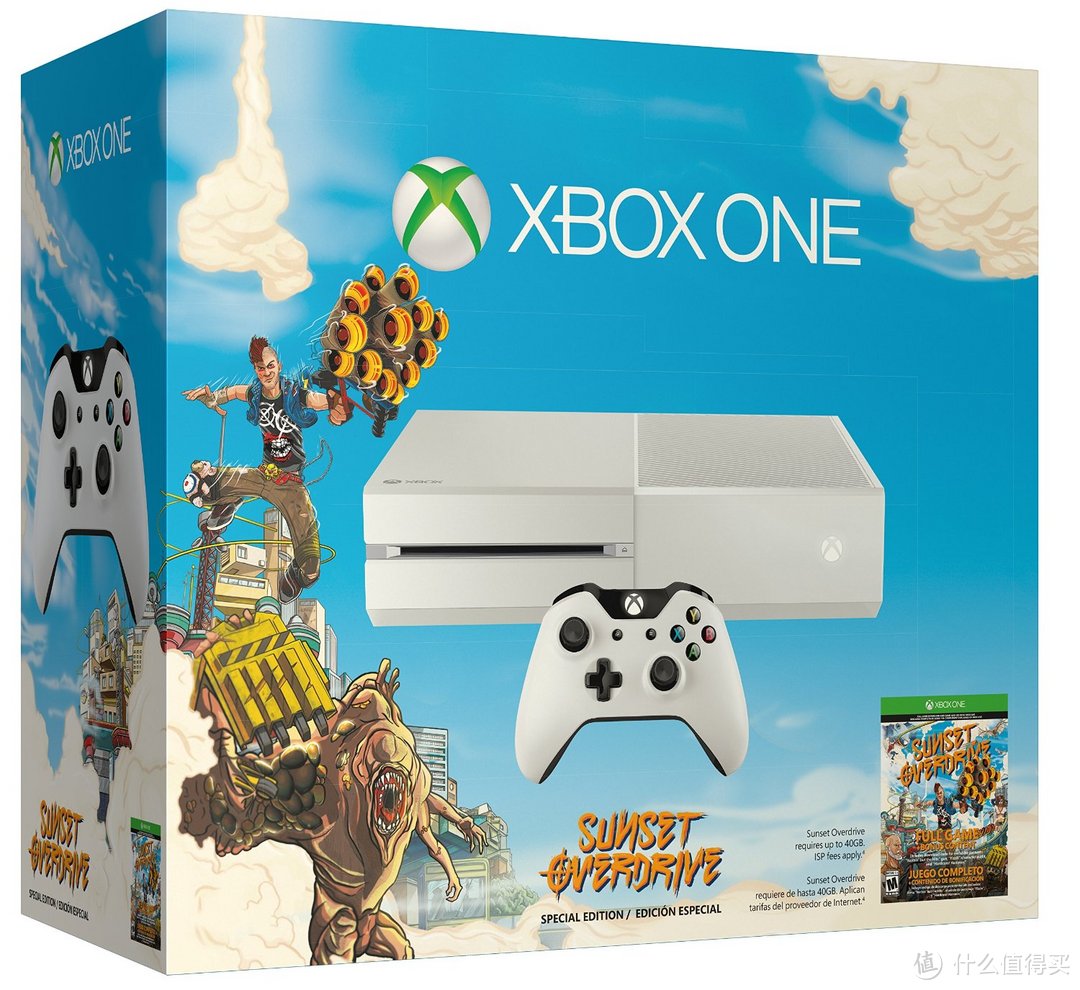 白色版 Xbox One 同捆《日落过载》开启预定 售价399美元