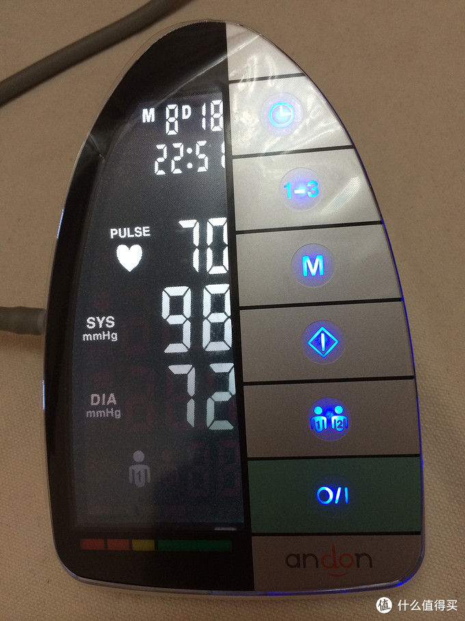 九安 KD-5008 智能触控血压计,如此绚丽