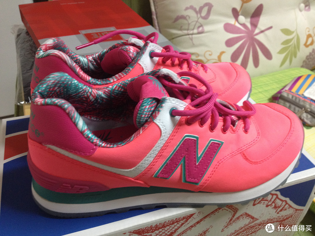 求鉴定！优购入手新百伦New Balance 新百伦 WL574L 女款休闲运动鞋、GM500 男款复古休闲鞋