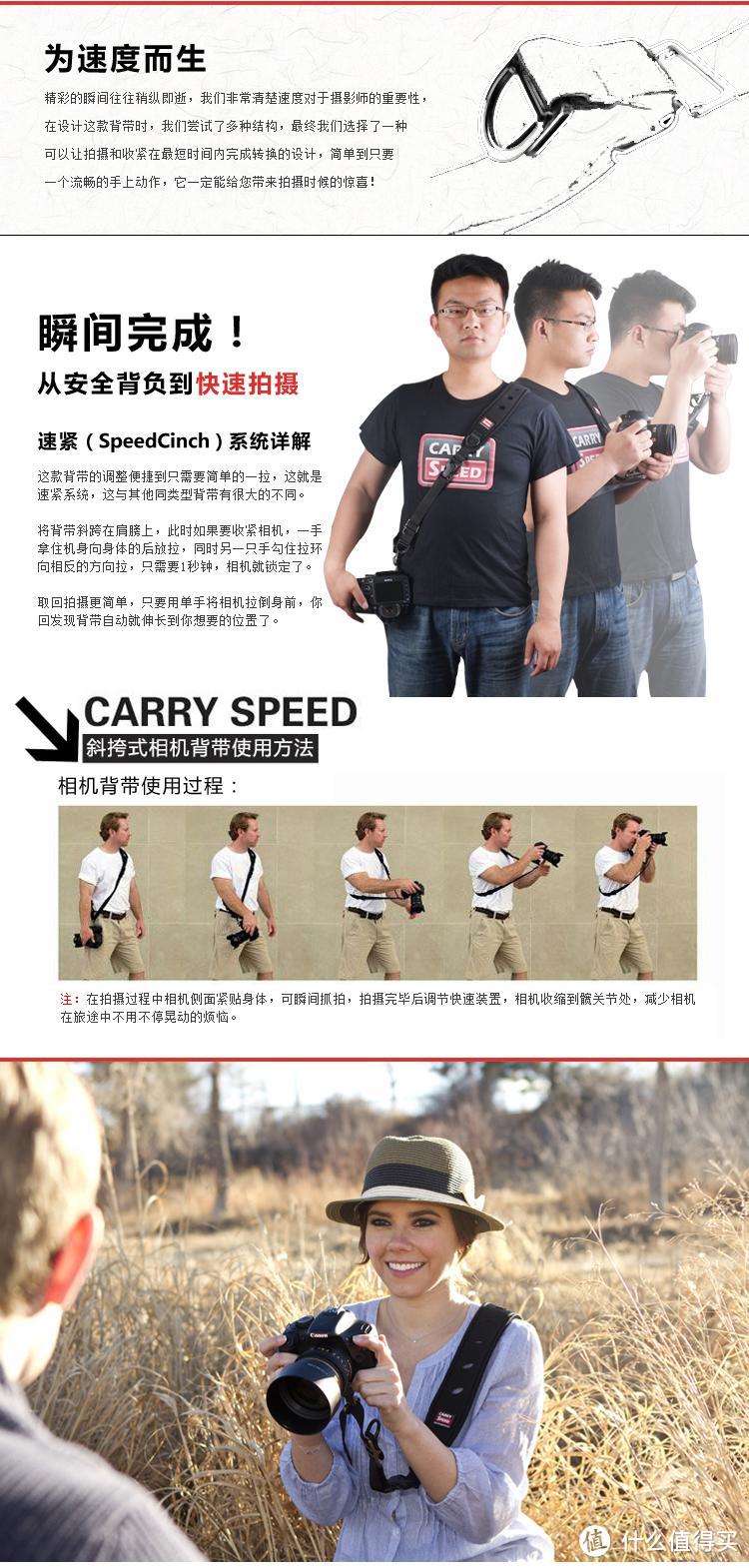 Carry Speed 速道 FS-SLIM 轻风侠系列 相机背带