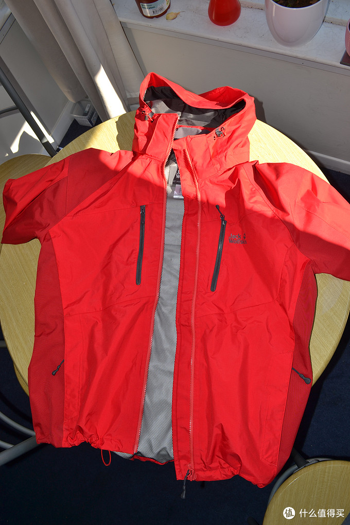 Jack Wolfskin 狼爪 Jasper raincoat Gentlemen red 男款户外冲锋衣