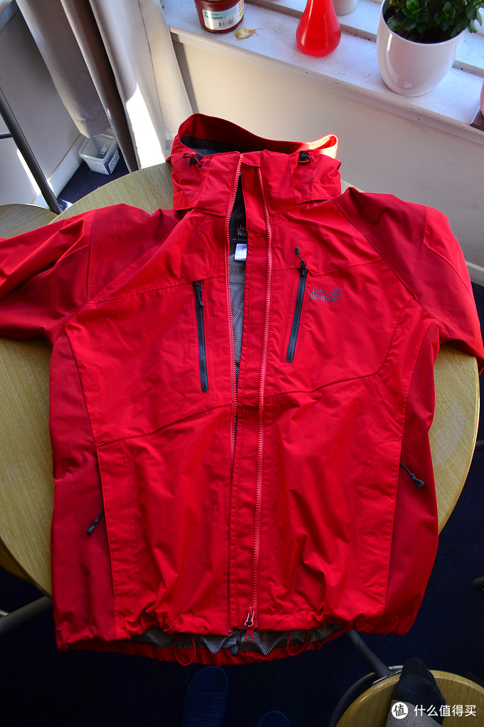 Jack Wolfskin 狼爪 Jasper raincoat Gentlemen red 男款户外冲锋衣