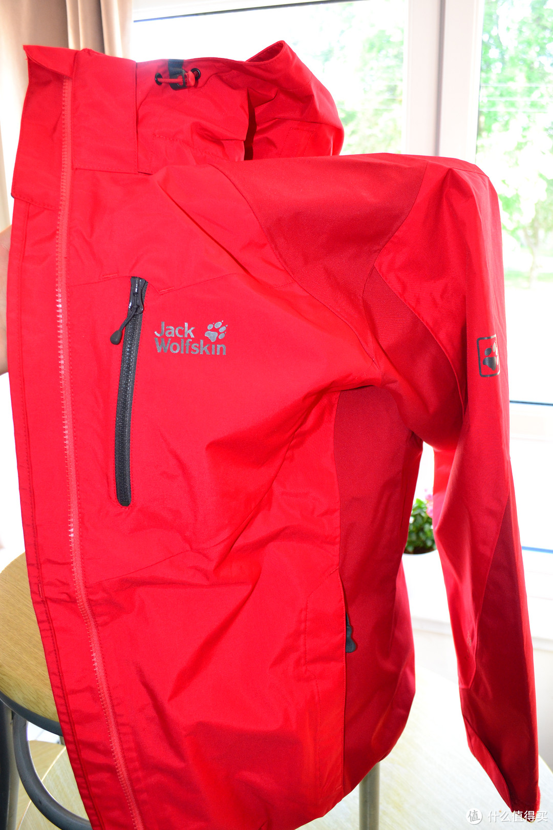 Jack Wolfskin 狼爪 Jasper raincoat Gentlemen red 男款户外冲锋衣