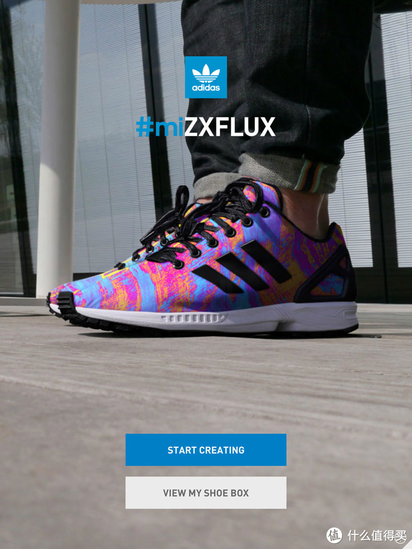打造独一无二的 zx flux ：adidas 阿迪达斯 将推 mi zx flux 手机应用