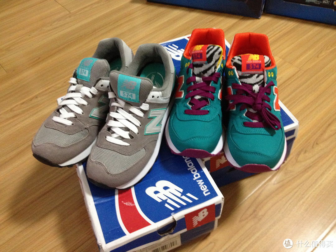 萌妹纸的New Balance 新百伦 574 经典女款复古休闲鞋