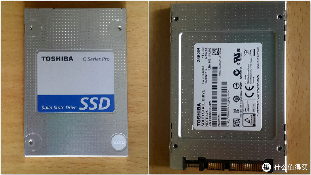 TOSHIBA 东芝 Q系列 256G 2.5英寸 SATA3 SSD固态硬盘 DTS325 强势插入