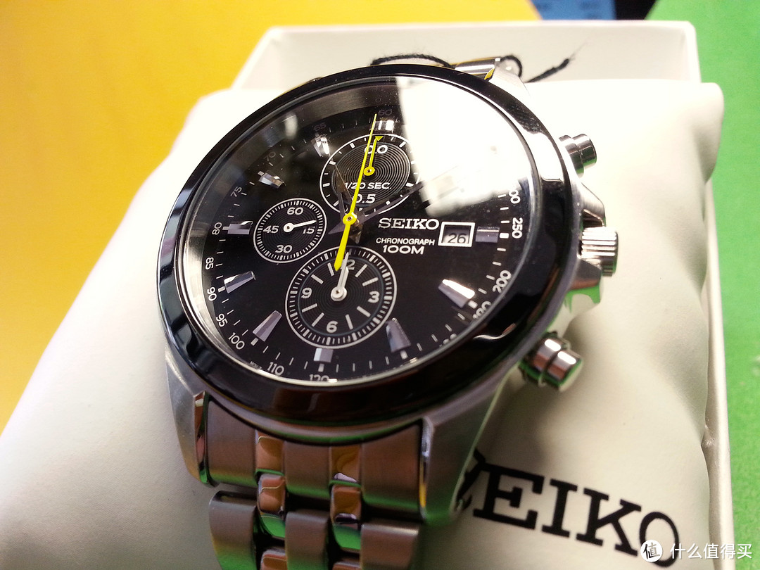 SEIKO 精工 Chronograph SNDF09 男款时装腕表