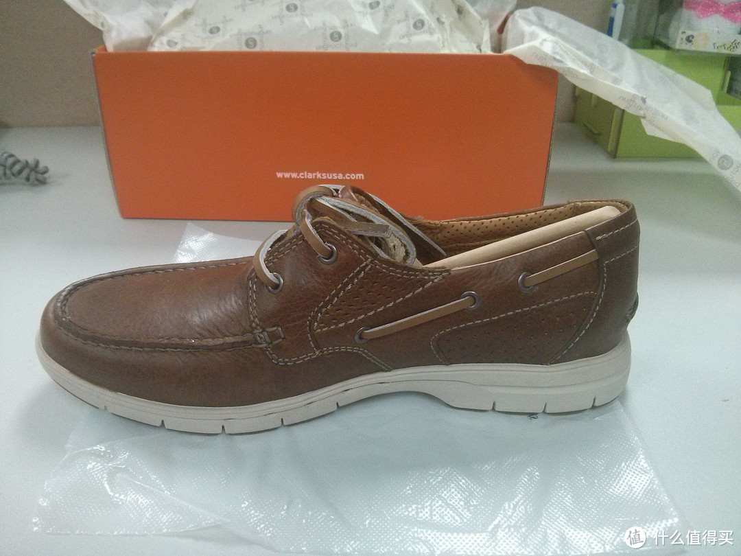 Clarks 其乐Unstructured Un.Sea Oxford 男士牛津皮鞋，尺码悲剧了