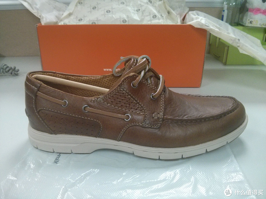 Clarks 其乐Unstructured Un.Sea Oxford 男士牛津皮鞋，尺码悲剧了