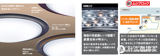 Panasonic 松下 在日本推出两款新型 LED 吸顶灯 加入防虫功能