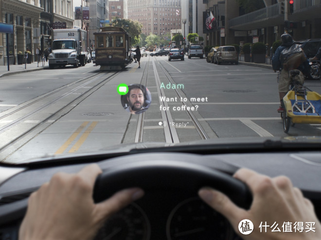 透明投影+手势操作：Navdy 车用 HUD 投影式智能抬头显示器 6折预订