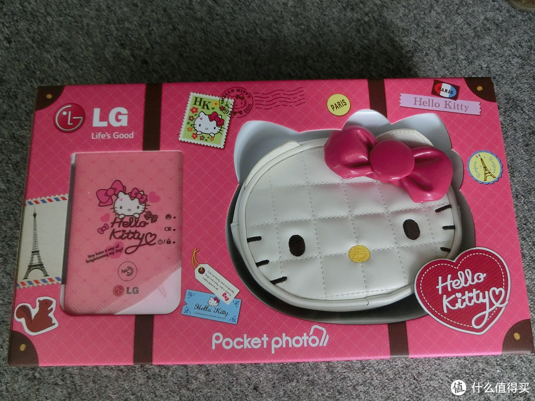 外观党最爱：朋友送的趣拍得 LG PD239SP Hello Kitty 限量口袋相片打印机