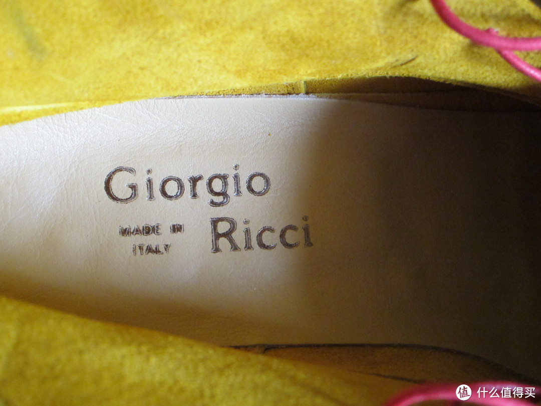 不免粗犷处：意产GIORGIO RICCI小黄靴 