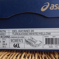 亚瑟士 Kayano 20 女款跑鞋使用感受(尺码|做工|上脚)