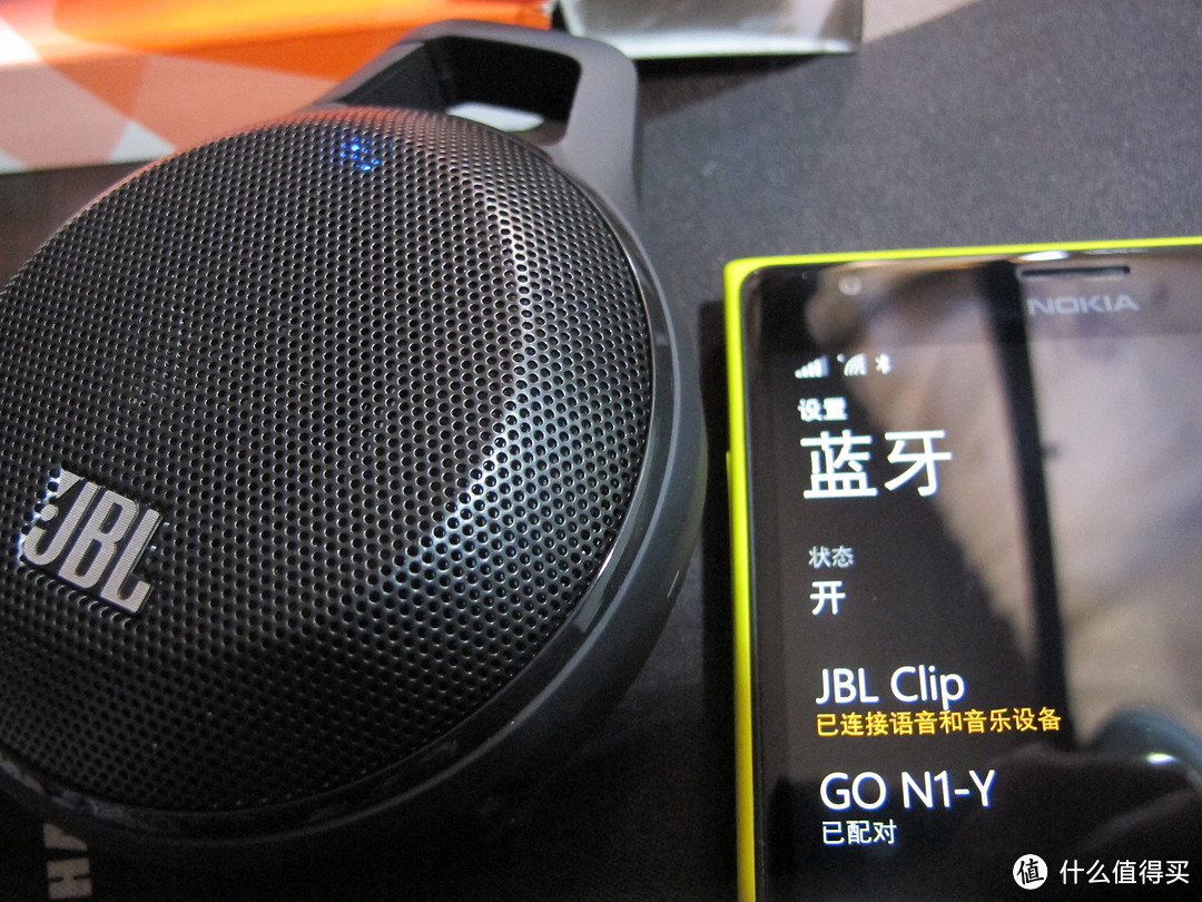 Clip一下，音乐随身带着走：JBL Clip 户外旅游 便携蓝牙音箱