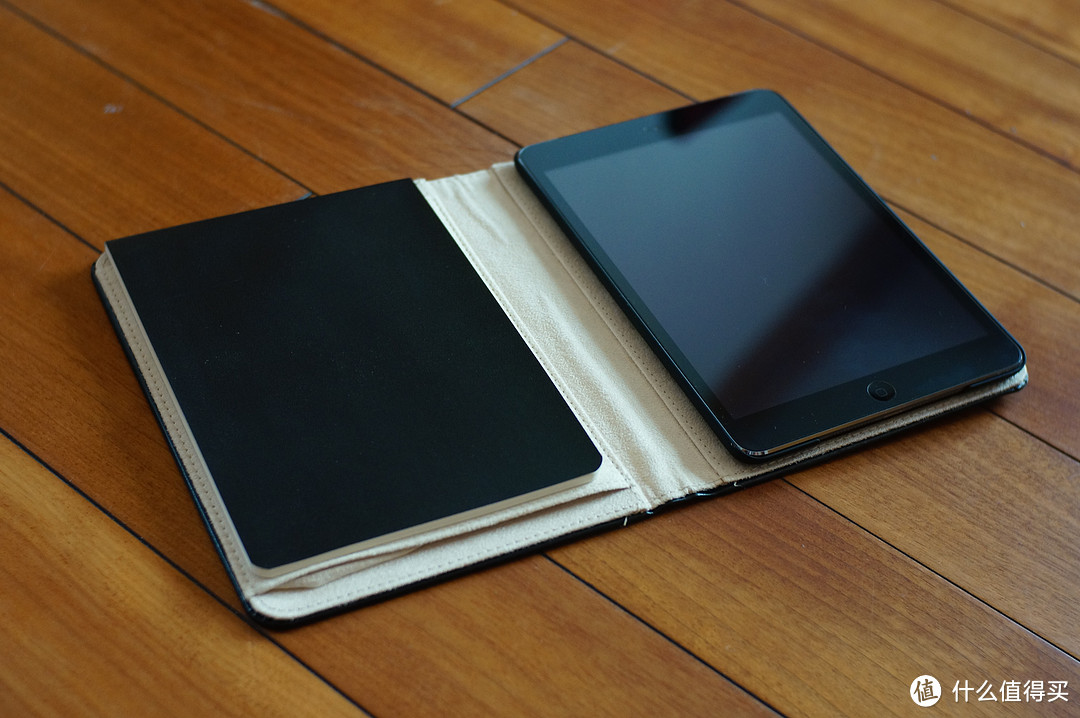 纸张与屏幕的随心切换：Nomadic-outlet.com海淘 Moleskine iPad mini 笔记本式保护套