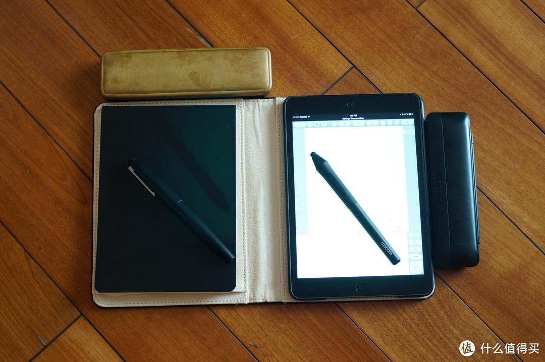 纸张与屏幕的随心切换：Nomadic-outlet.com海淘 Moleskine iPad mini 笔记本式保护套