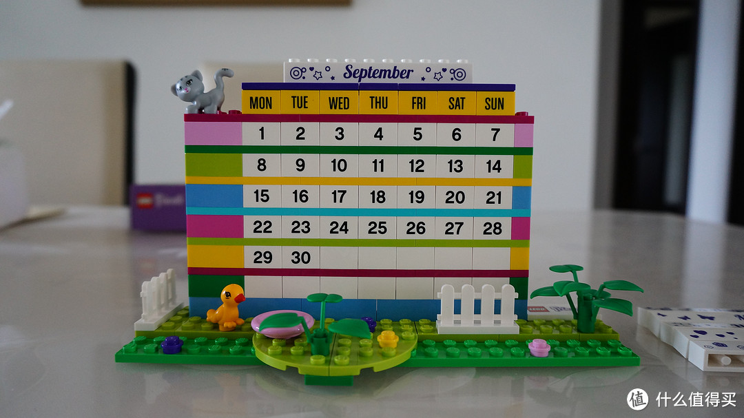 月月都新鲜：LEGO 乐高 Brick Calendar 女孩系列 自组日历 850581