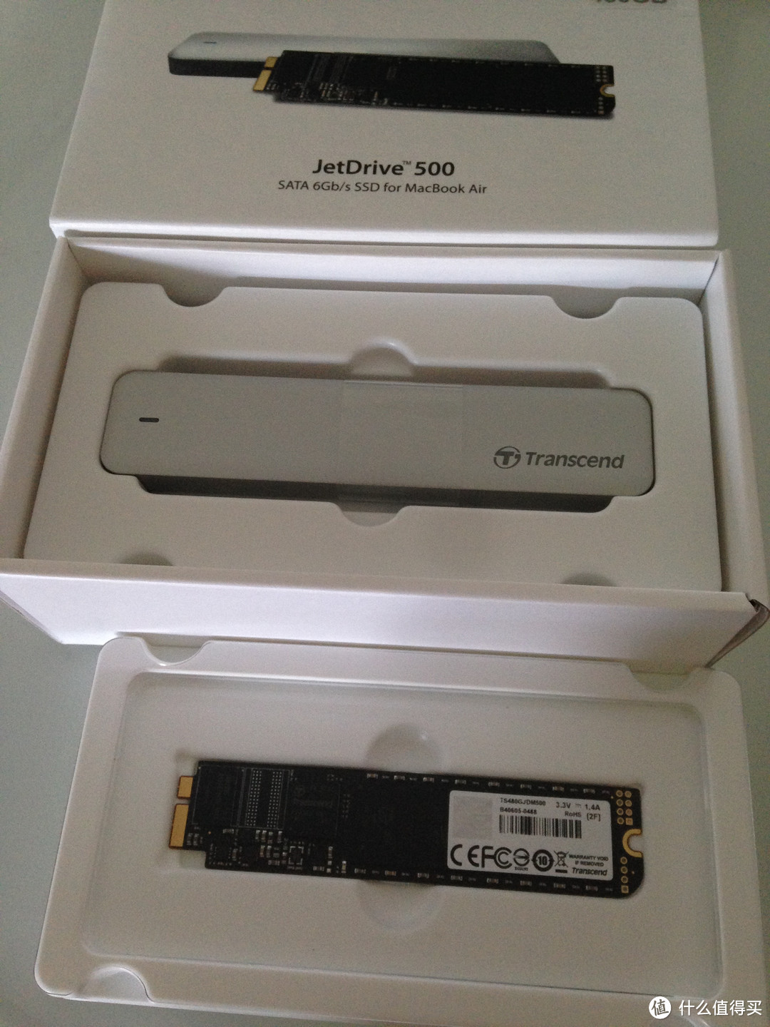 女汉纸自己动手为MacBook Air 扩容：Transcend 创见 JetDrive 500 480GB SSD 固态硬盘