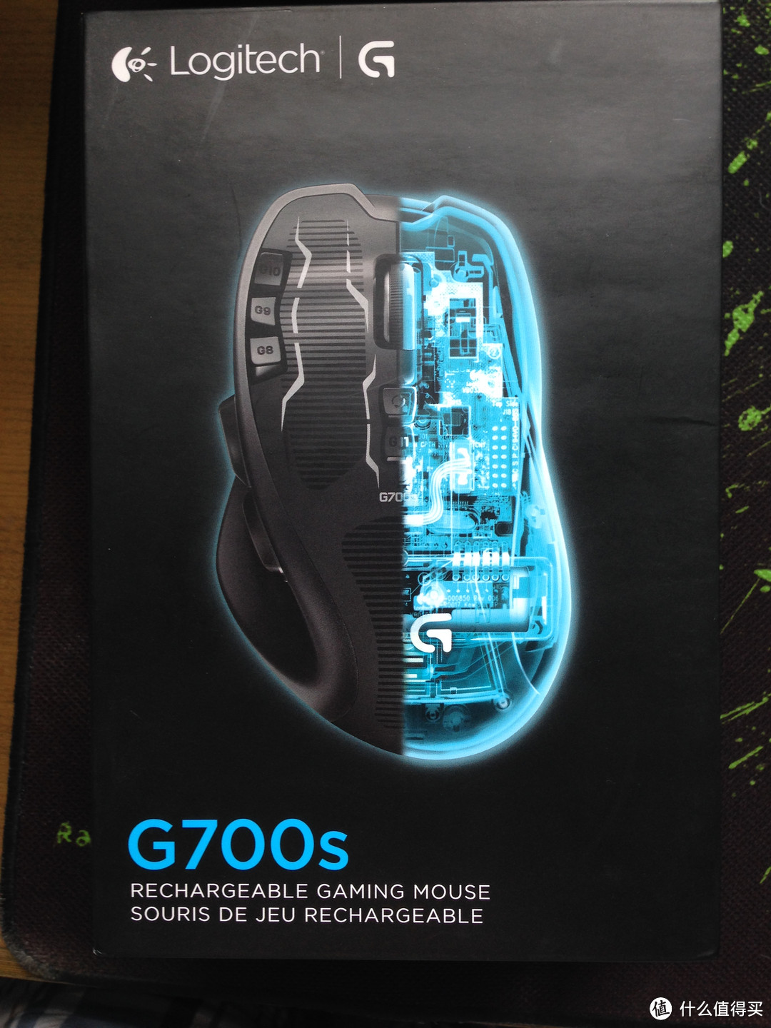 LOL小学生专用：Logitech 罗技 G700s Rechargeable 可充电 无线游戏鼠标 到手