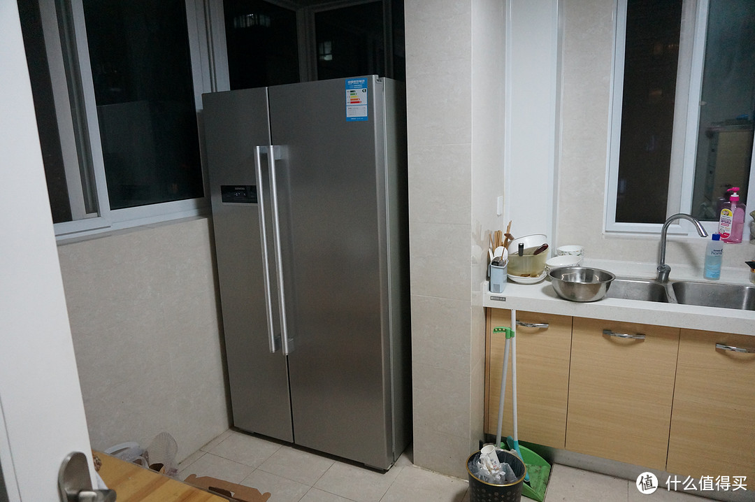五口之家的品质生活之 SIEMENS 西门子 BCD-604W（KA62NV41TI） 604升 对开门冰箱