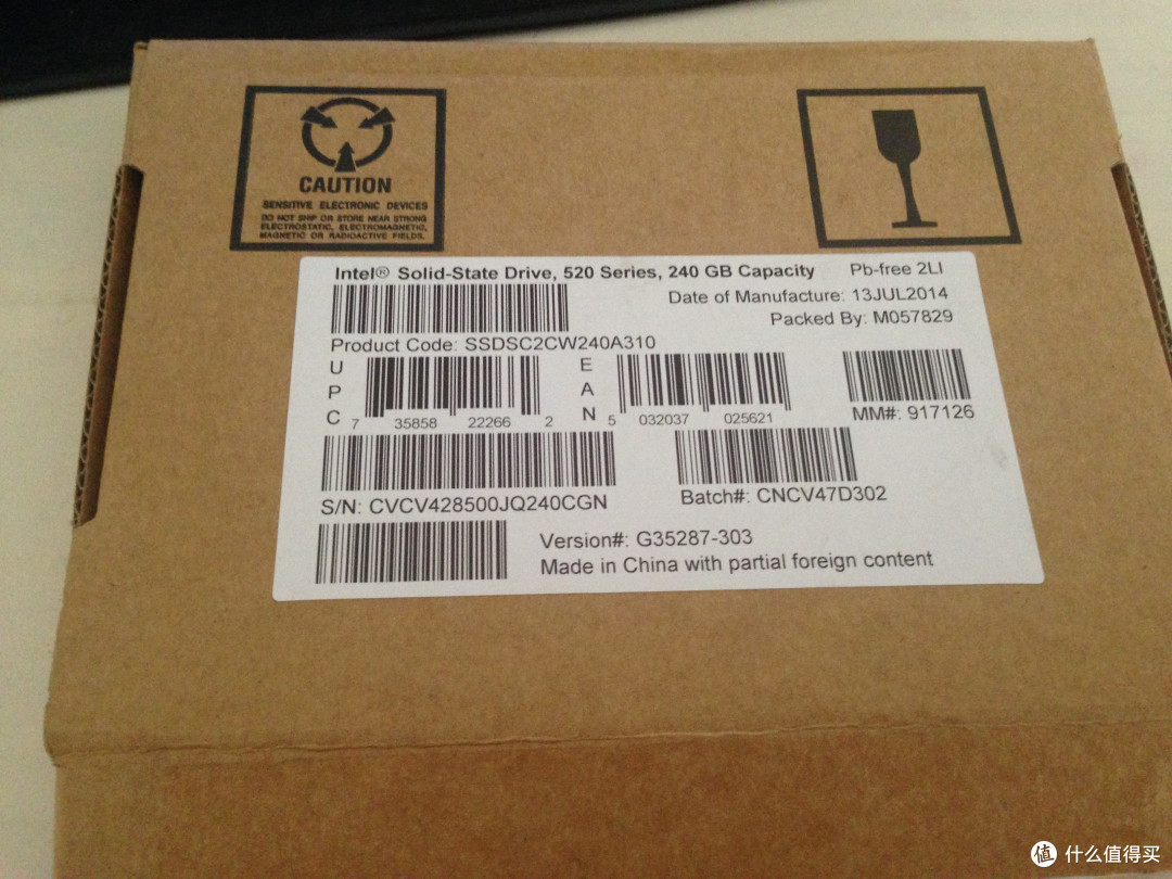 intel 520 240G SSD固态硬盘 开箱+颗粒+笔记本更换+ win7安装