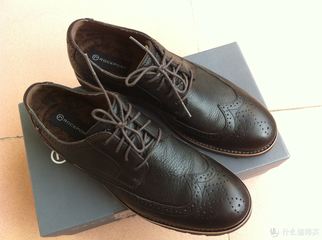 Rockport 乐步 Ledge Hill Wing Tip 男款牛津鞋