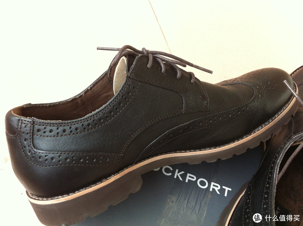 Rockport 乐步 Ledge Hill Wing Tip 男款牛津鞋