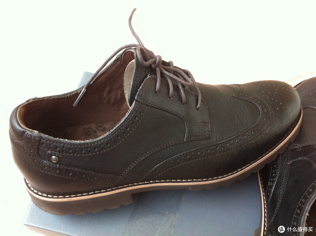Rockport 乐步 Ledge Hill Wing Tip 男款牛津鞋